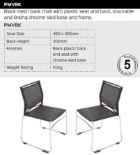 PMVBK Visitor Chair Range And Specifications